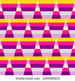 Seamless geometric background. Modern stylish texture. Repeating geometric triangular grid. Simple graphic design. Trendy line geometry design for textile, wallpaper. Vector Illustration.