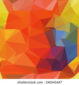 Seamless geometric background. Modern texture. Polygonal colorful backdrop.