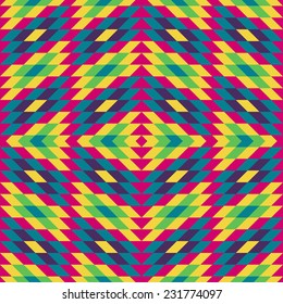 Seamless geometric background. Mosaic. Abstract vector Illustration. Can be used for wallpaper, web page background, book cover.