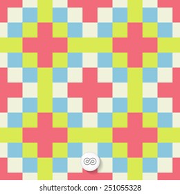Seamless geometric background. Mosaic. Abstract vector Illustration. Can be used for wallpaper, web page background, book cover. 