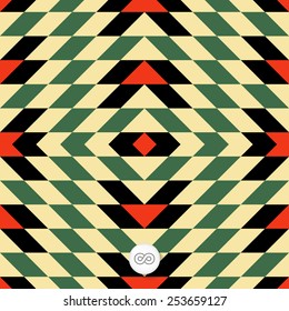 Seamless geometric background. Mosaic. Abstract vector Illustration. Can be used for wallpaper, web page background, book cover.