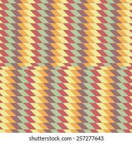 Nahtloser geometrischer Hintergrund. Mosaik. Abstrakte Vektorgrafik. Kann für Tapete, Web-Hintergrund, Buchumschlag verwendet werden.