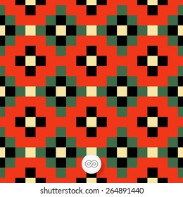 Seamless geometric background. Mosaic. Abstract vector Illustration. Can be used for wallpaper, web page background, book cover.
