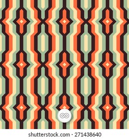 Seamless geometric background. Mosaic. Abstract vector Illustration. Can be used for wallpaper, web page background, book cover.
