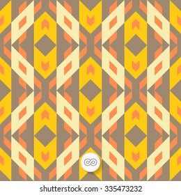 Nahtloser geometrischer Hintergrund. Mosaik. Abstrakte Vektorgrafik.