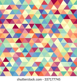 Seamless geometric background. Mosaic. Abstract vector Illustration.  