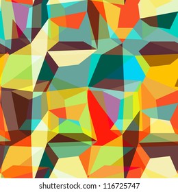 Seamless geometric background pattern, vector