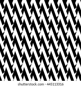 Seamless geometric background. Repeatable abstract monochrome pattern. Vector illustration with edgy, angular geometric shapes.