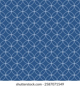 Seamless Geometric Background, Shippo Pattern
