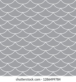 Seamless geometric background with silver color