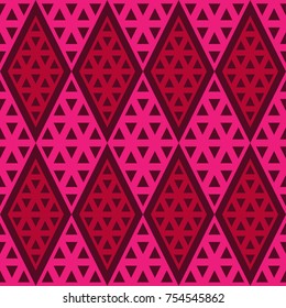 Seamless geometric background with triangular pattern. Polygons. Textile rapport.