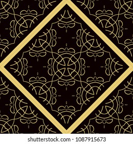 Seamless geometric background. Vector Illustration. Template for design