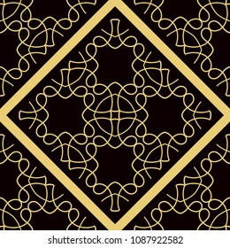 Seamless geometric background. Vector Illustration. Template for design