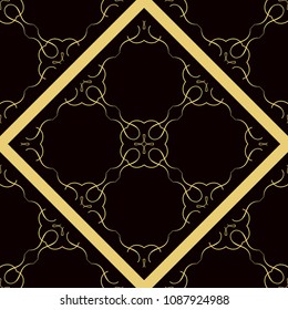 Seamless geometric background. Vector Illustration. Template for design