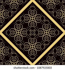 Seamless geometric background. Vector Illustration. Template for design