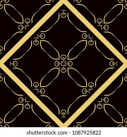 Seamless geometric background. Vector Illustration. Template for design