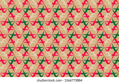 Seamless Geometric background vector illustration. Colorful Decorative graphic pattern