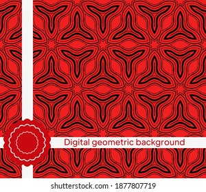 Seamless geometric background. Vector illustration. Idea for design, cover illustration, card