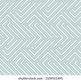 Seamless geometric background for your designs. Modern vector ornament. Light blue and white Geometric abstract pattern