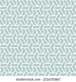 Seamless geometric background for your designs. Modern light blue and white vector ornament. Geometric abstract pattern