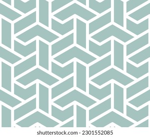 Seamless geometric background for your designs. Modern light blue and white vector ornament. Geometric abstract pattern