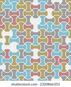 Seamless geometric background for your designs. Modern vector colorful ornament. Geometric abstract pattern