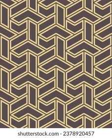Seamless geometric background for your designs. Modern vector ornament. Geometric abstract pattern