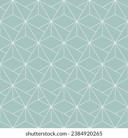 Fondo geométrico impecable para tus diseños. Ornamento vectorial moderno. Patrón abstracto geométrico azul claro y blanco