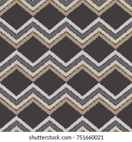 Seamless geometric background. Zigzag pattern. Textile rapport.
