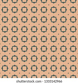 Seamless Geometric Backgrounds. Vector Illustration. Hand Drawn Wrap Wallpaper, Cover Fabric, Cloth Textile Design. Beige color.