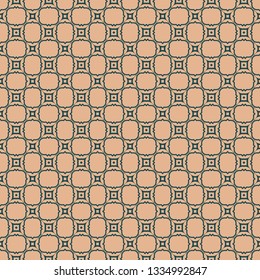Seamless Geometric Backgrounds. Vector Illustration. Hand Drawn Wrap Wallpaper, Cover Fabric, Cloth Textile Design. Beige color.