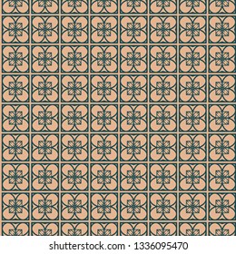 Seamless Geometric Backgrounds. Vector Illustration. Hand Drawn Wrap Wallpaper, Cover Fabric, Cloth Textile Design. Beige color.