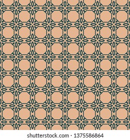 Seamless Geometric Backgrounds. Vector Illustration. Hand Drawn Wrap Wallpaper, Cover Fabric, Cloth Textile Design. Beige color.