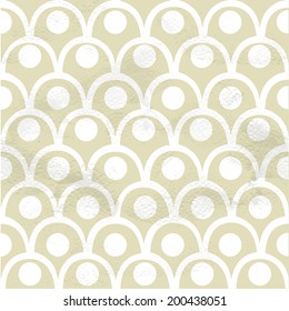 Seamless geometric beige vintage pattern