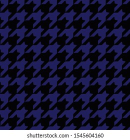 Seamless geometric black and purple houndstooth vector Pattern for Textile Print for Womenswear, kidswear and menswear and Decorative Home Design Print and Wallpaper Print