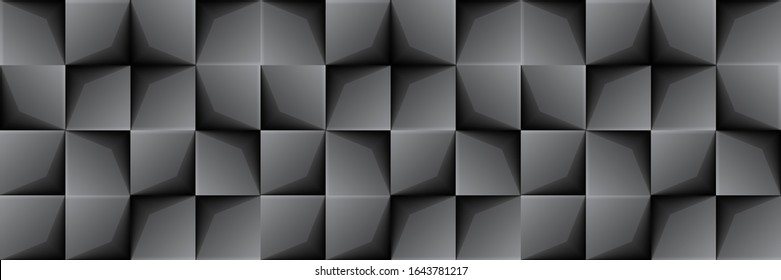 Fondo cuadrado negro geométrico sin problemas
