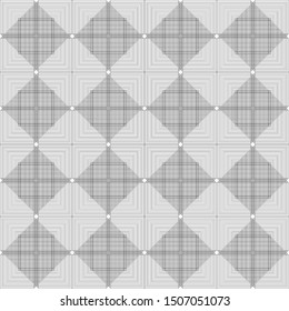 Seamless geometric black stripes on white background. Black lines pattern ornament vector. Decoration fabric.