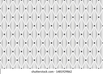 seamless geometric black and white diamonds pattern. background, abstract, vector, illustration