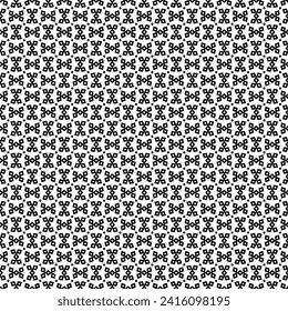 Seamless geometric black and white pattern