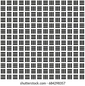 Seamless geometric black and white pattern
