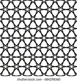 Seamless geometric black and white pattern
