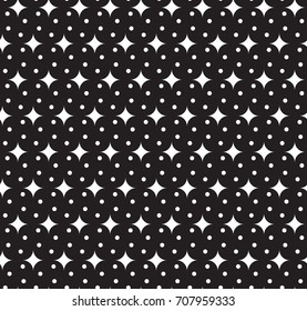 Seamless geometric black and white pattern
