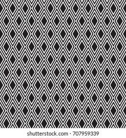 Seamless geometric black and white pattern
