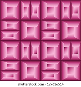Seamless geometric blue background Vector illustration