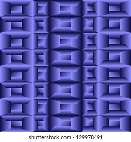Seamless geometric blue background Vector illustration