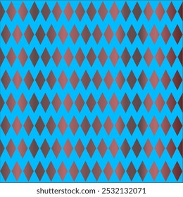 seamless geometric with blue and brown pattern