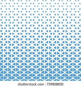 Seamless geometric blue triagnel pattern.