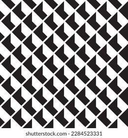 Seamless geometric box pattern background. Op art grid pattern.
