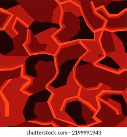 Seamless geometric camouflage pattern. Abstract camo. An endless ornament of figures. Print on fabric and textiles. Vector illustration