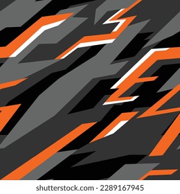 Patrón de camuflaje geométrico sin foco. Resumen de los deportes de camo. Impresión de vinilo y decal. Ilustración del vector
